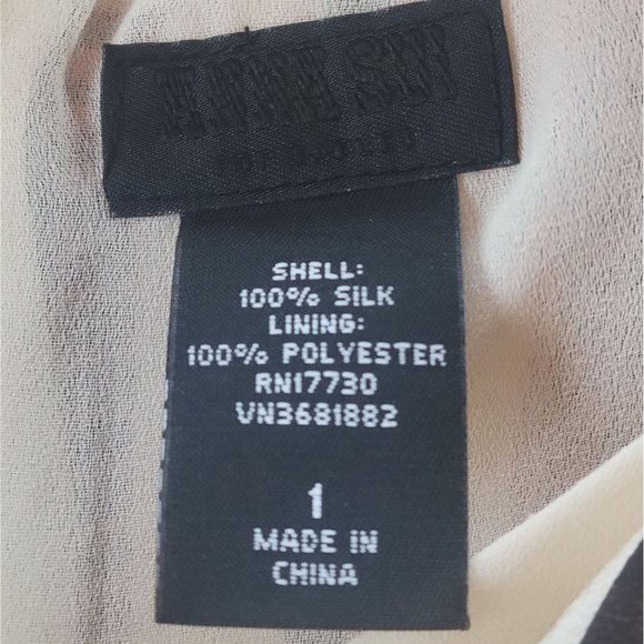 Anna Sui For Gossip Girl 100% Silk Striped Pleated Summer Dress Women's Size  1 - Picture 8 of 13